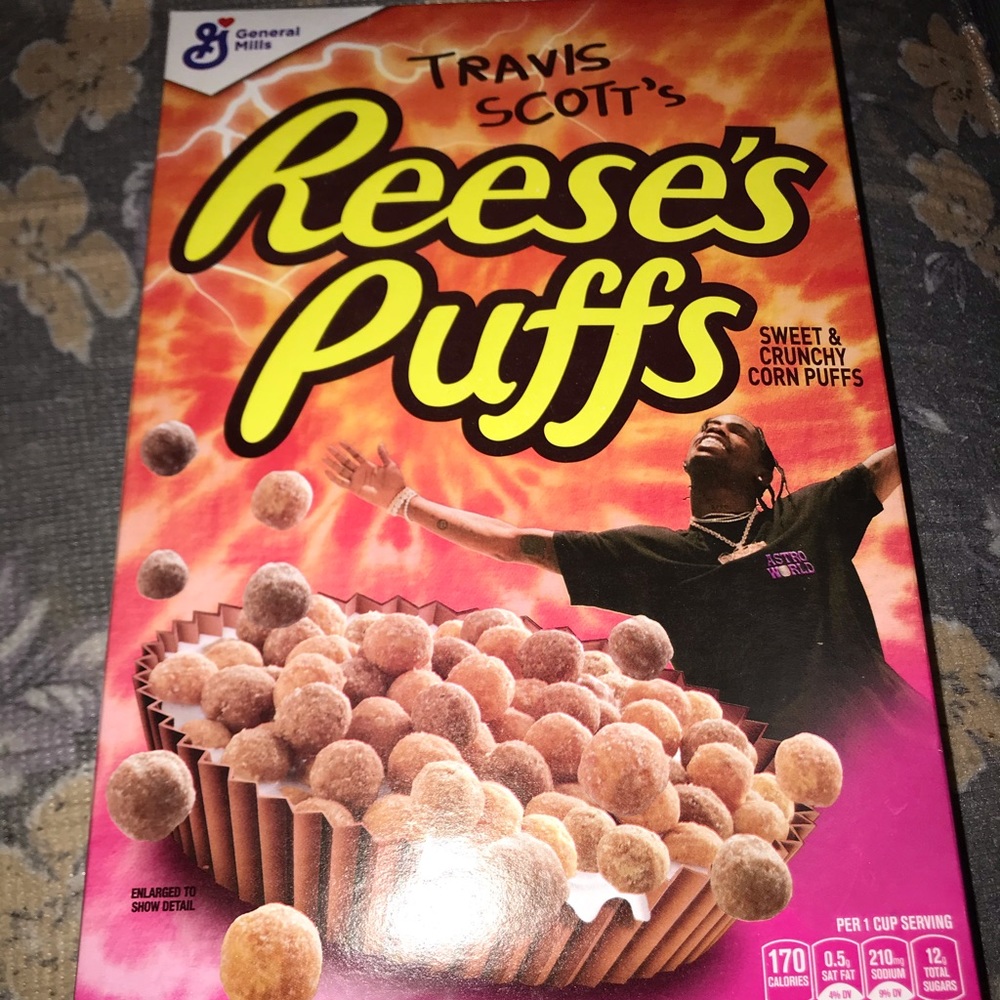 Travis Scott cereal box
